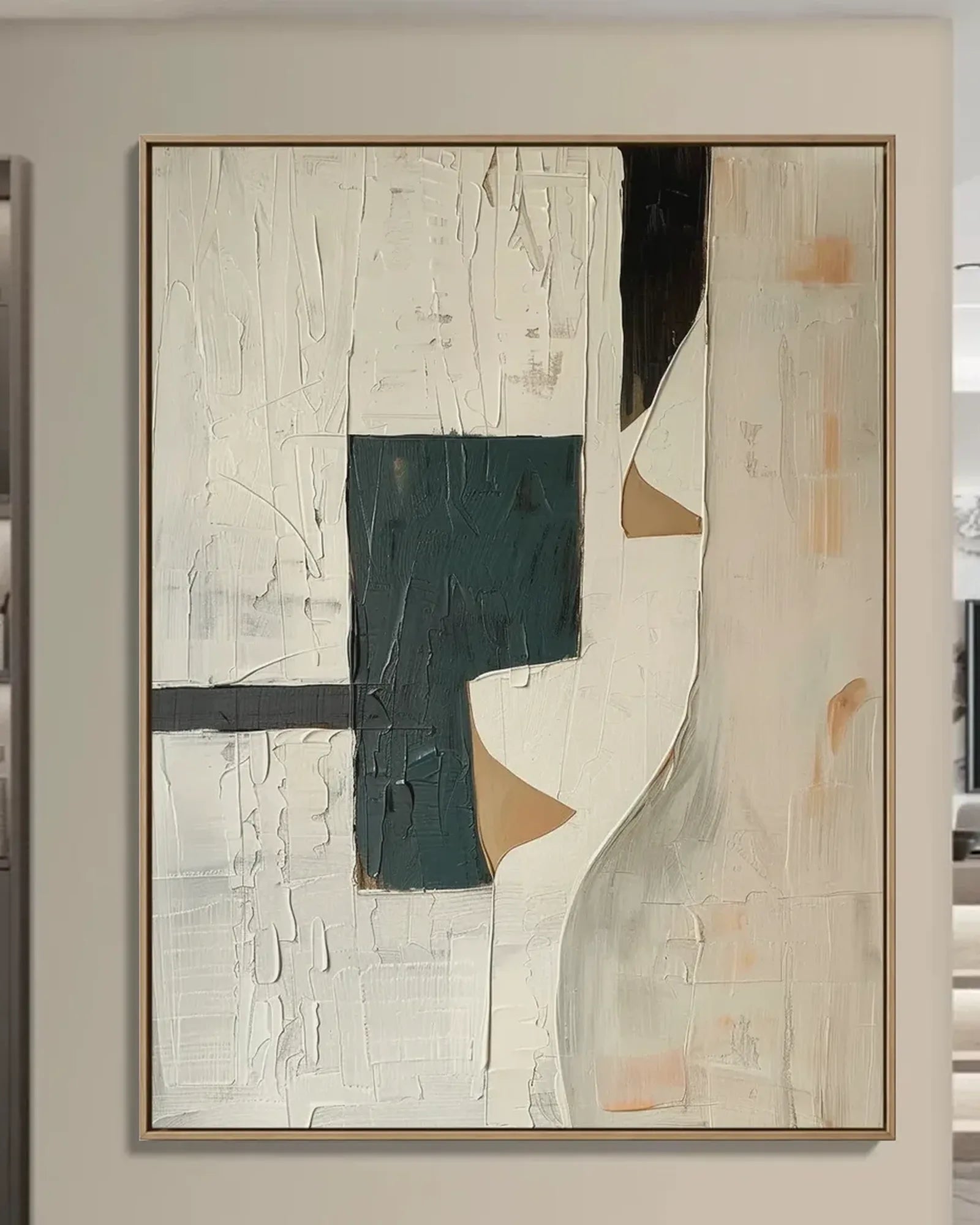 Warm Abstract Wabi Sabi Wall Art No.061