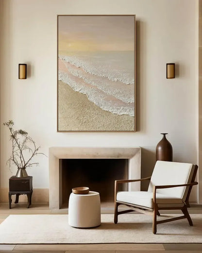 Warm Abstract Wabi Sabi Wall Decor No.064