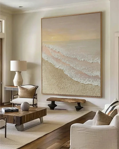 Warm Abstract Wabi Sabi Wall Decor No.064