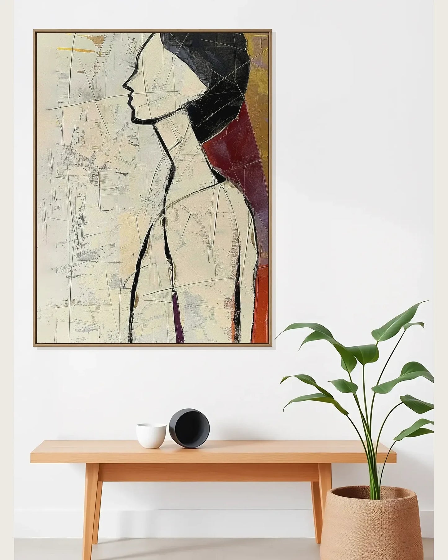 Warm Neutral Minimalist Wall Art No.051