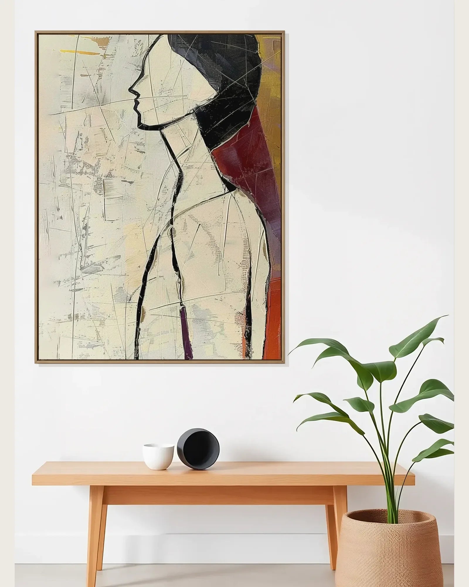 Warm Neutral Minimalist Wall Art No.051