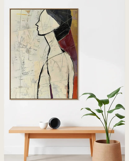 Warm Neutral Minimalist Wall Art No.051
