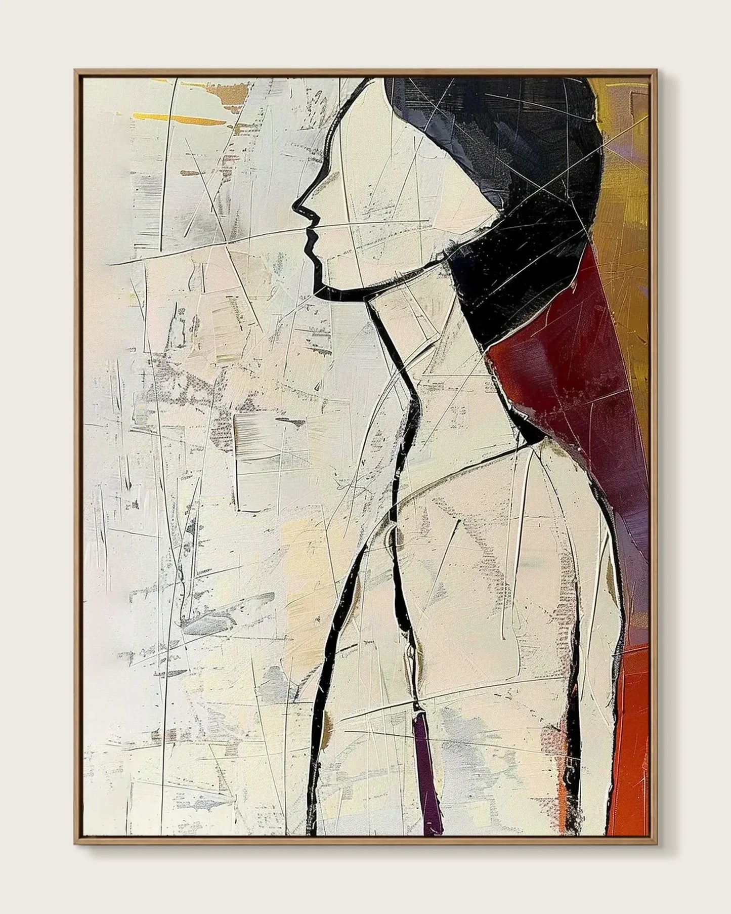Warm Neutral Minimalist Wall Art No.051