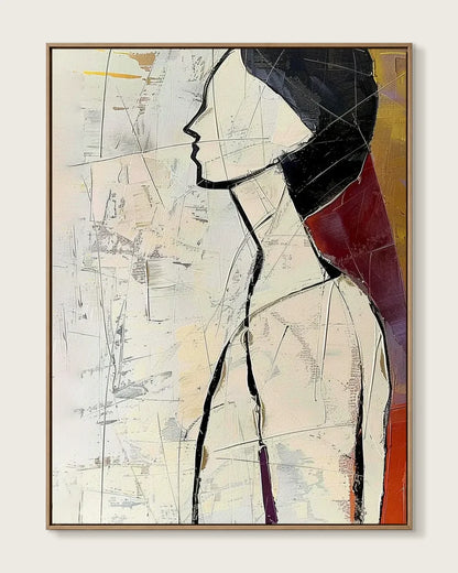 Warm Neutral Minimalist Wall Art No.051