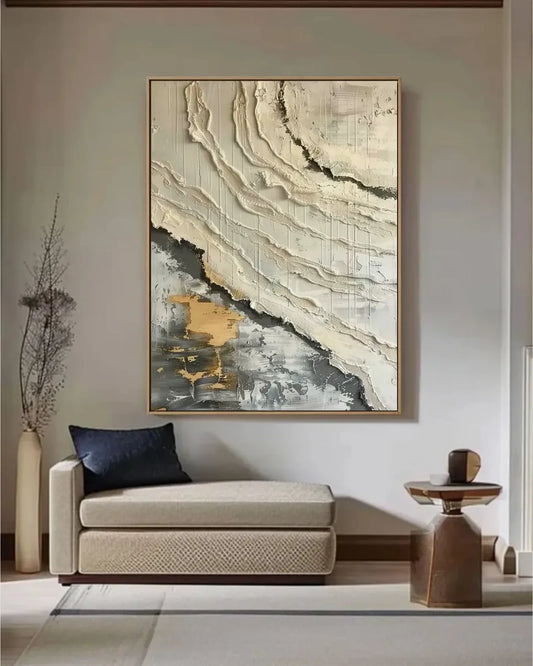 Warm Neutral Wabi Sabi Wall Art No.026