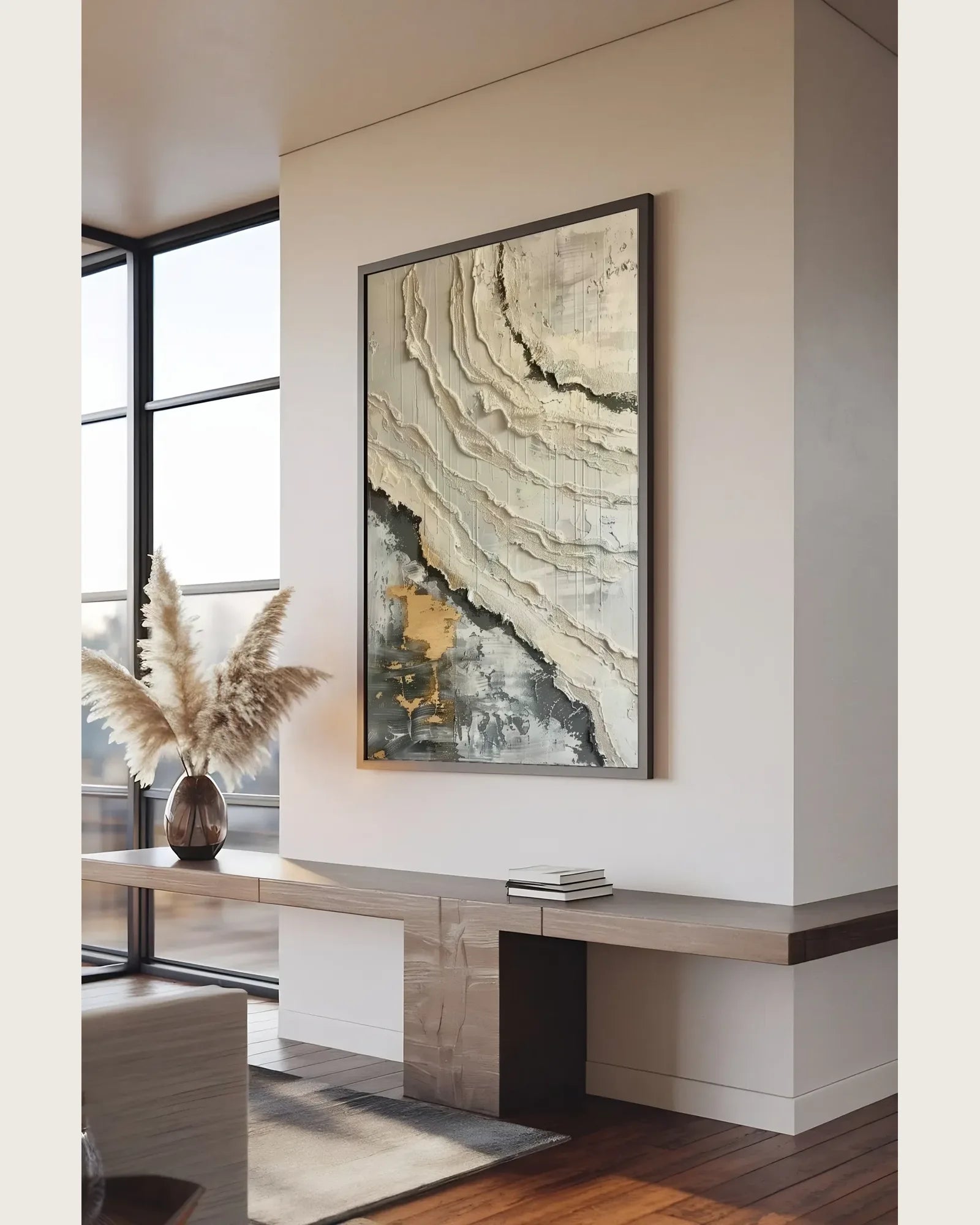 Warm Neutral Wabi Sabi Wall Art No.026