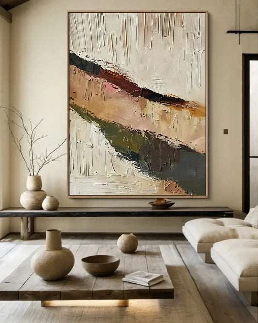 Warm Neutral Wabi Sabi Wall Decor No.029