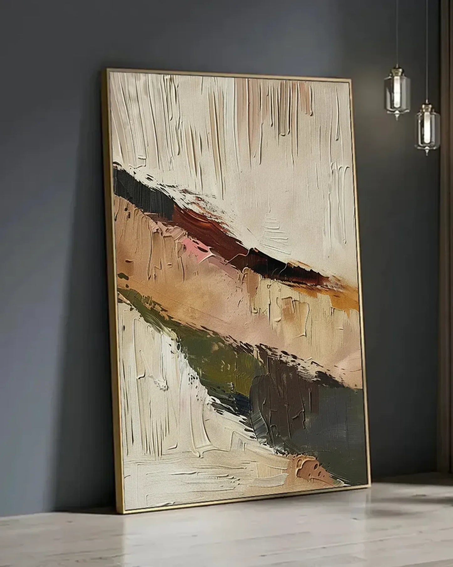 Warm Neutral Wabi Sabi Wall Decor No.029