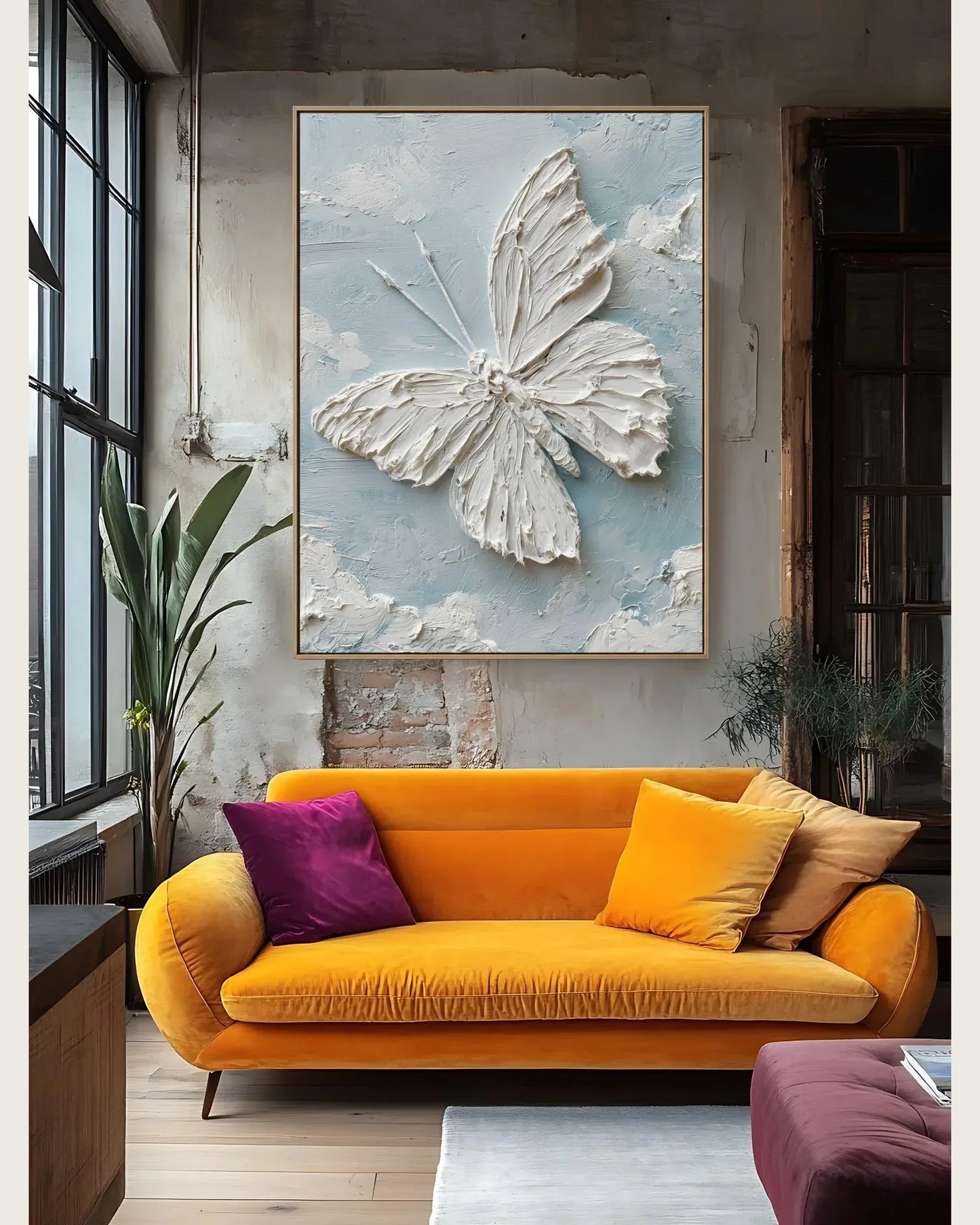White Butterfly Artwork No.072
