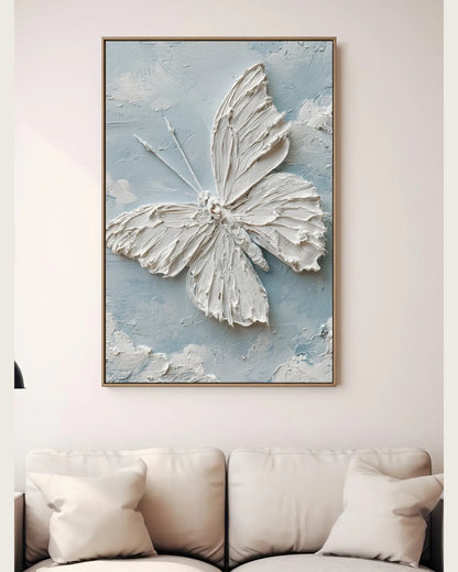 White Butterfly Artwork No.072