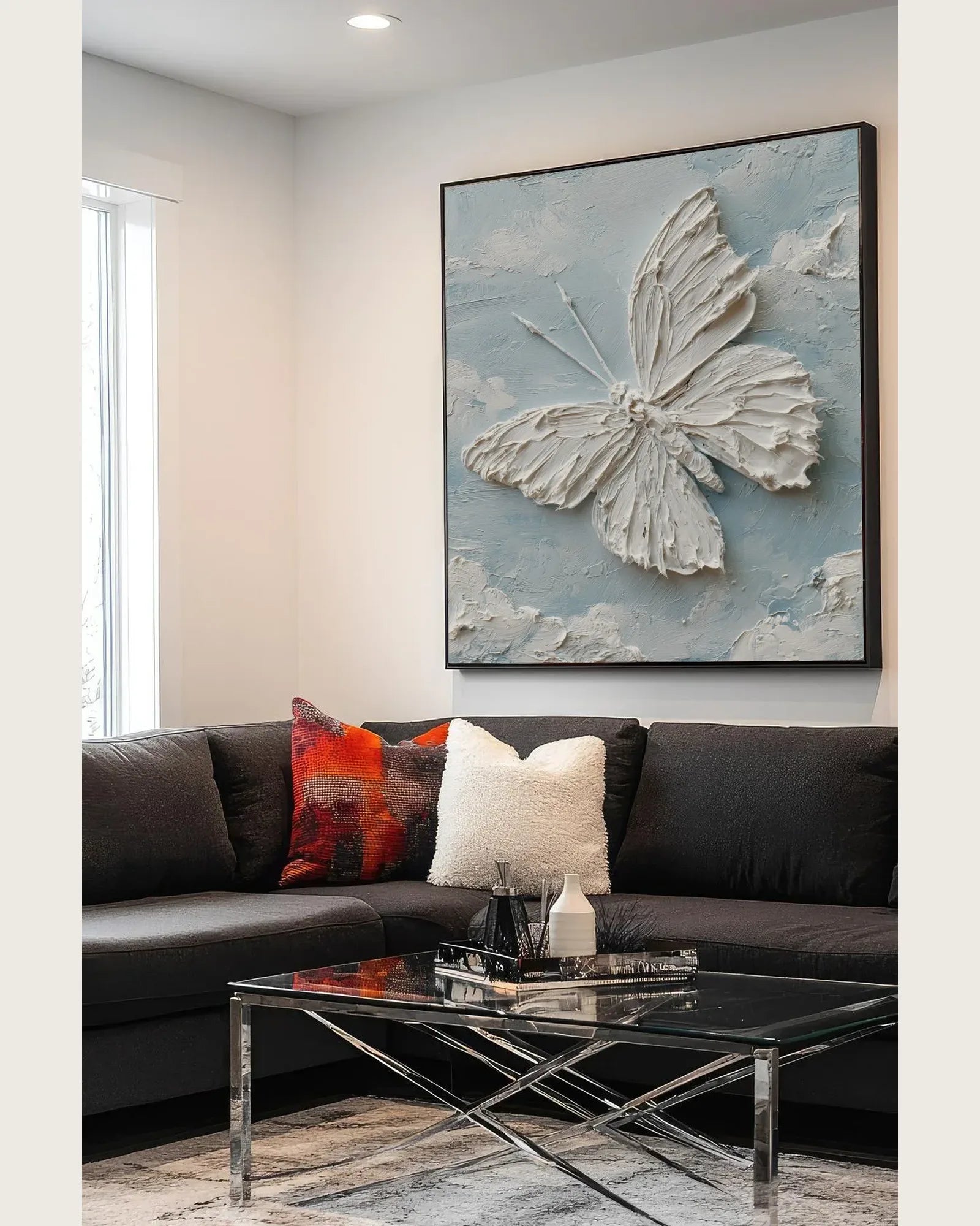 White Butterfly Artwork No.072