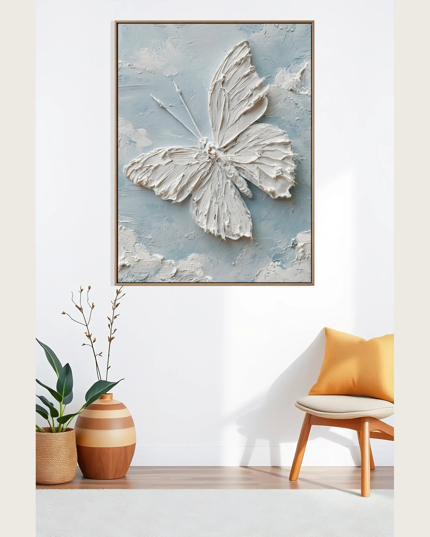 White Butterfly Artwork No.072