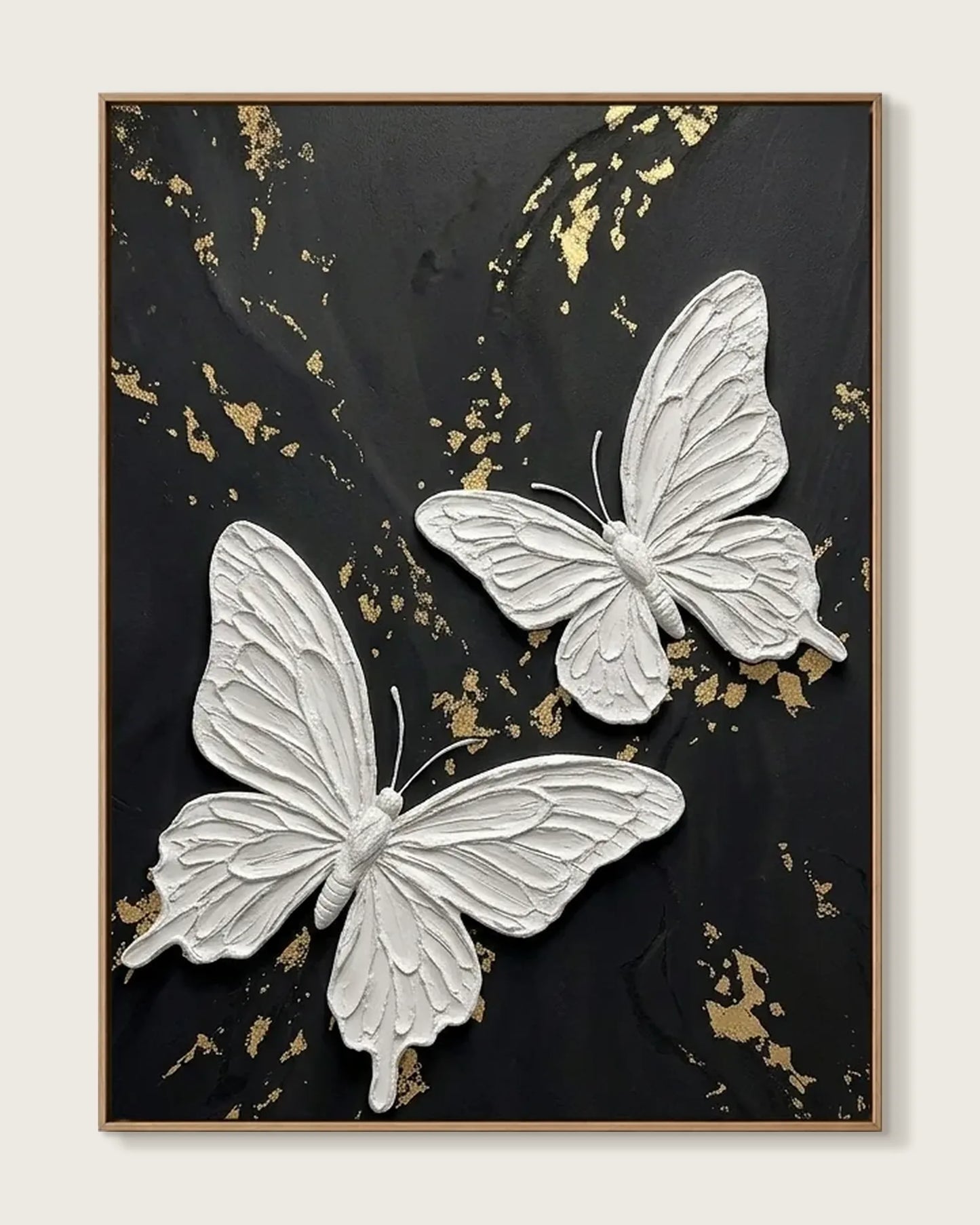 White Butterfly Painting No.075