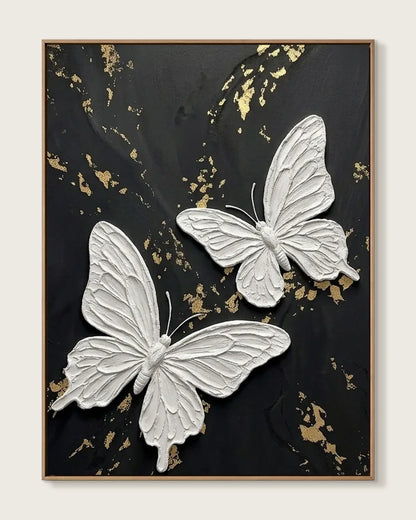 White Butterfly Painting No.075