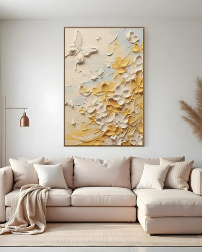 White Butterfly Wall Art No.070
