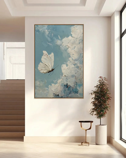 White Butterfly Wall Decor No.073