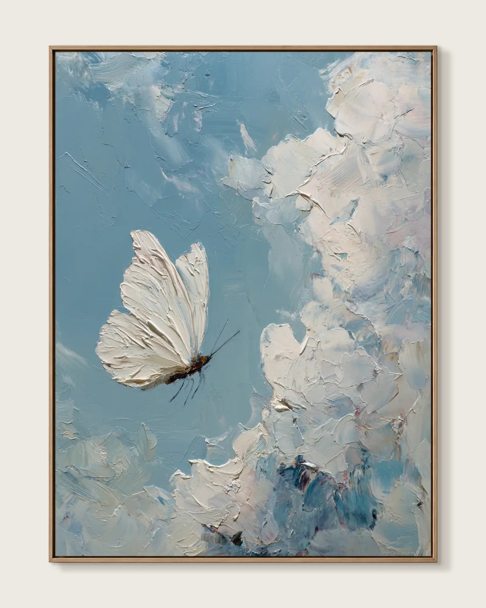 White Butterfly Wall Decor No.073