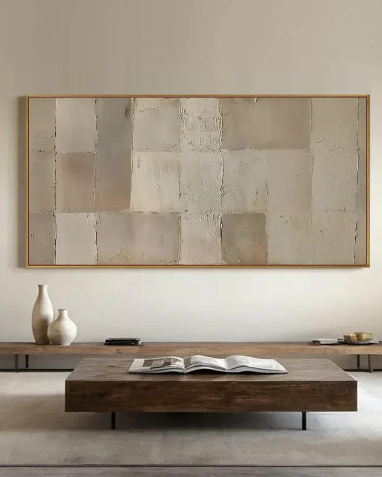 Wide Abstract Wabi Sabi Artwork No.184