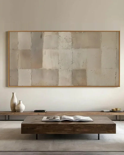 Wide Abstract Wabi Sabi Artwork No.184