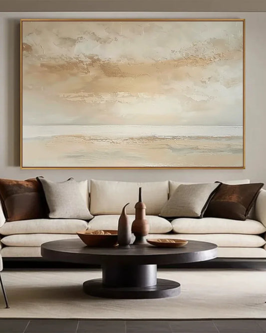 Wide Abstract Wabi Sabi Canvas Art No.185