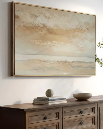 Wide Abstract Wabi Sabi Canvas Art No.185