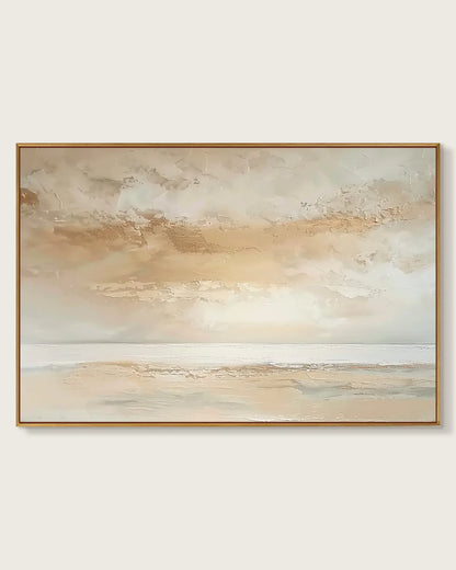Wide Abstract Wabi Sabi Canvas Art No.185