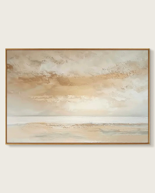 Wide Abstract Wabi Sabi Canvas Art No.185