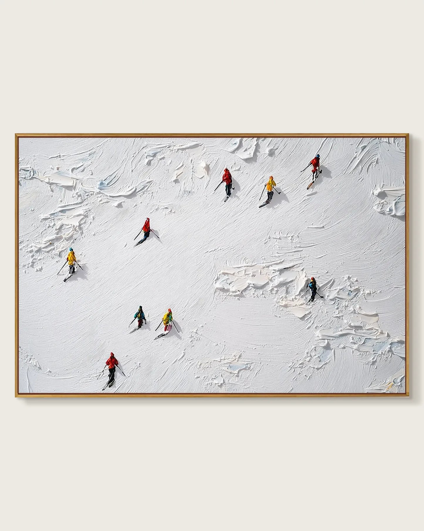 Wide Abstract Wabi Sabi Wall Art No.183