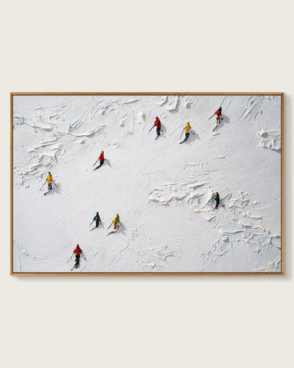 Wide Abstract Wabi Sabi Wall Art No.183