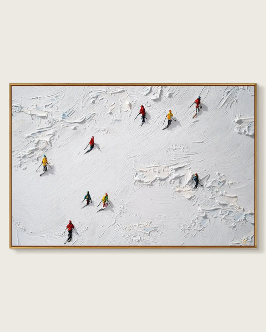 Wide Abstract Wabi Sabi Wall Art No.183