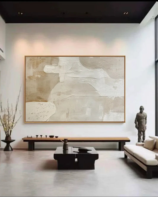 Wide Abstract Wabi Sabi Wall Decor No.186