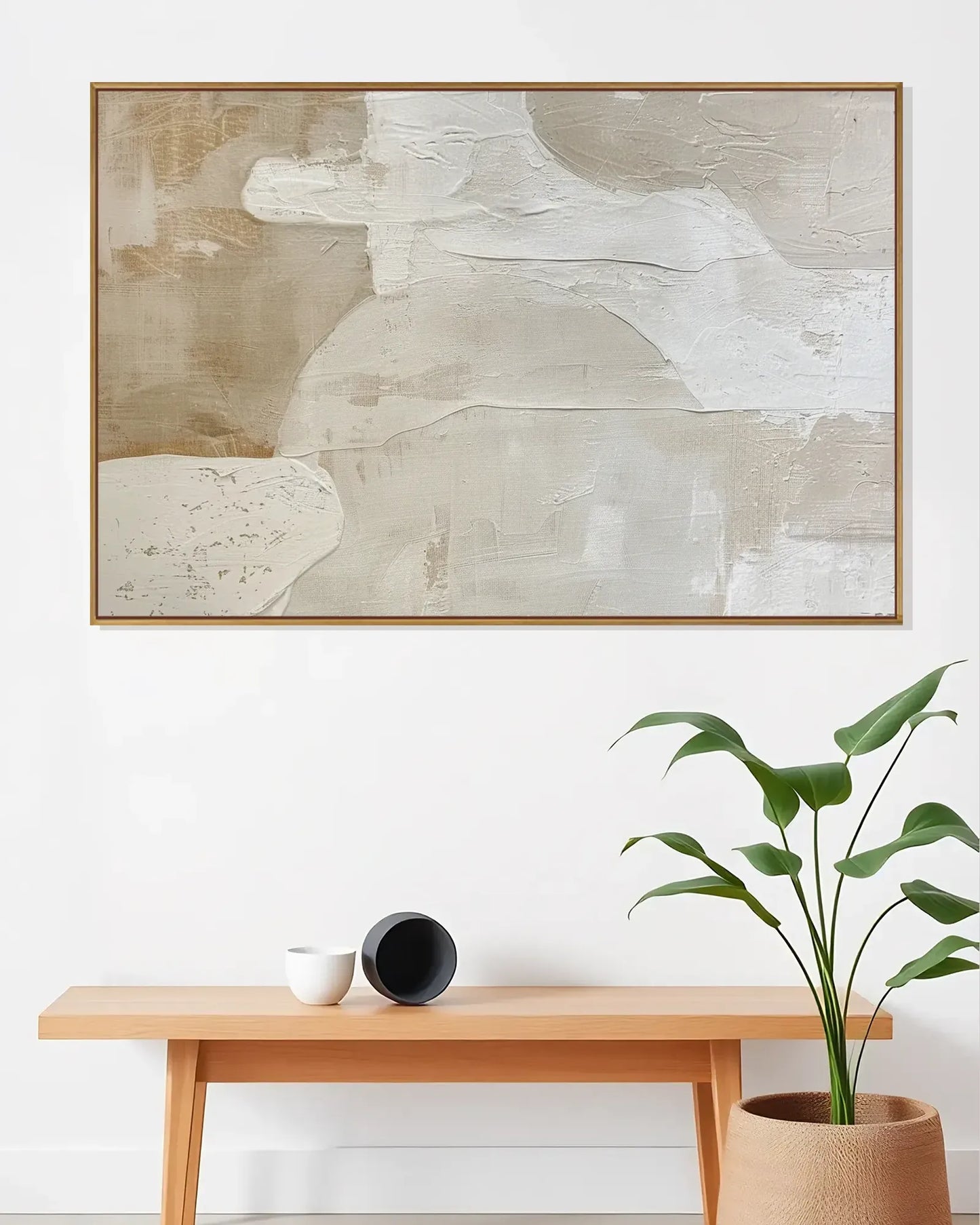 Wide Abstract Wabi Sabi Wall Decor No.186