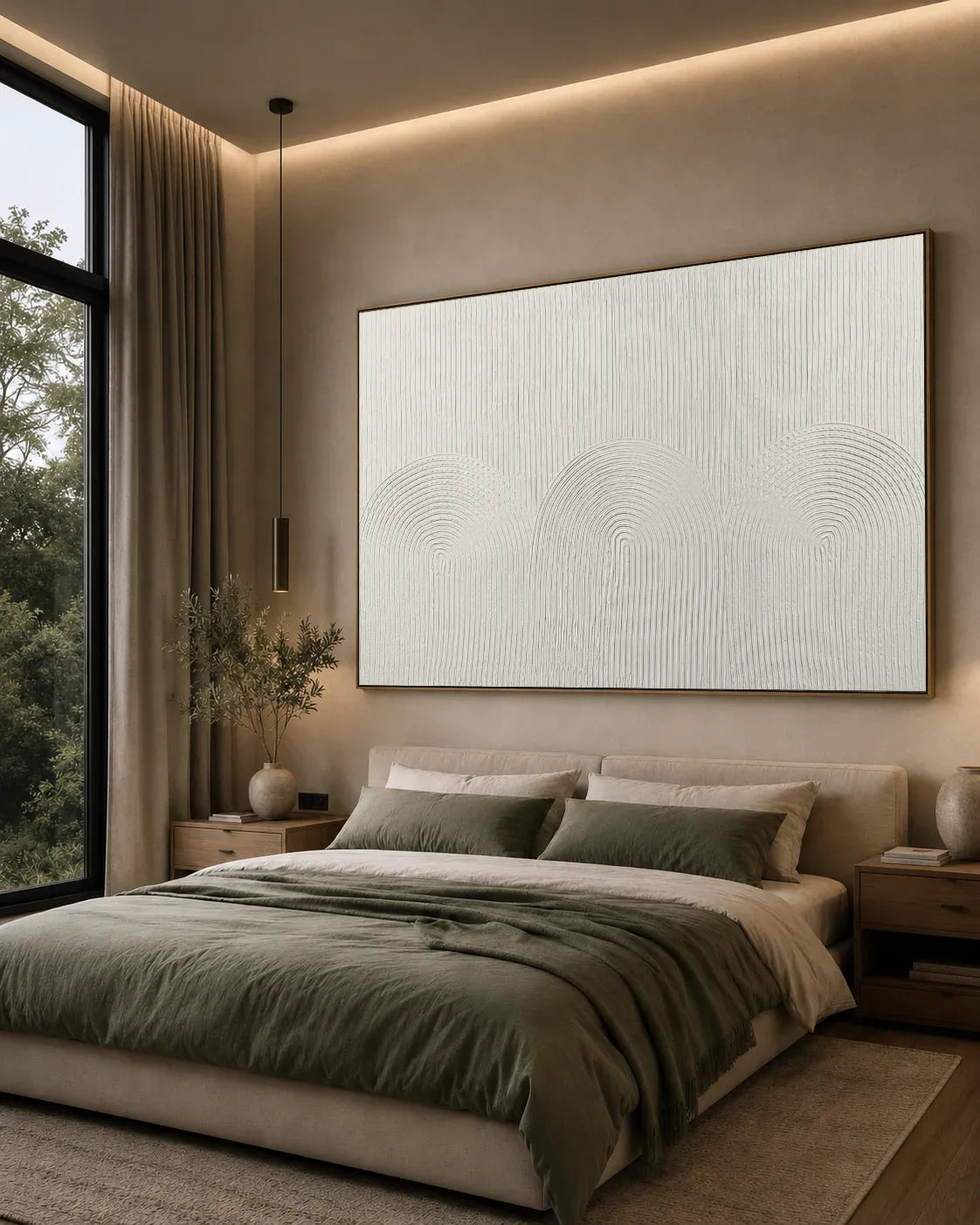 Wide Modern Wabi Sabi Artwork No.194