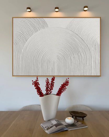 Wide Modern Wabi Sabi Canvas Art No.195