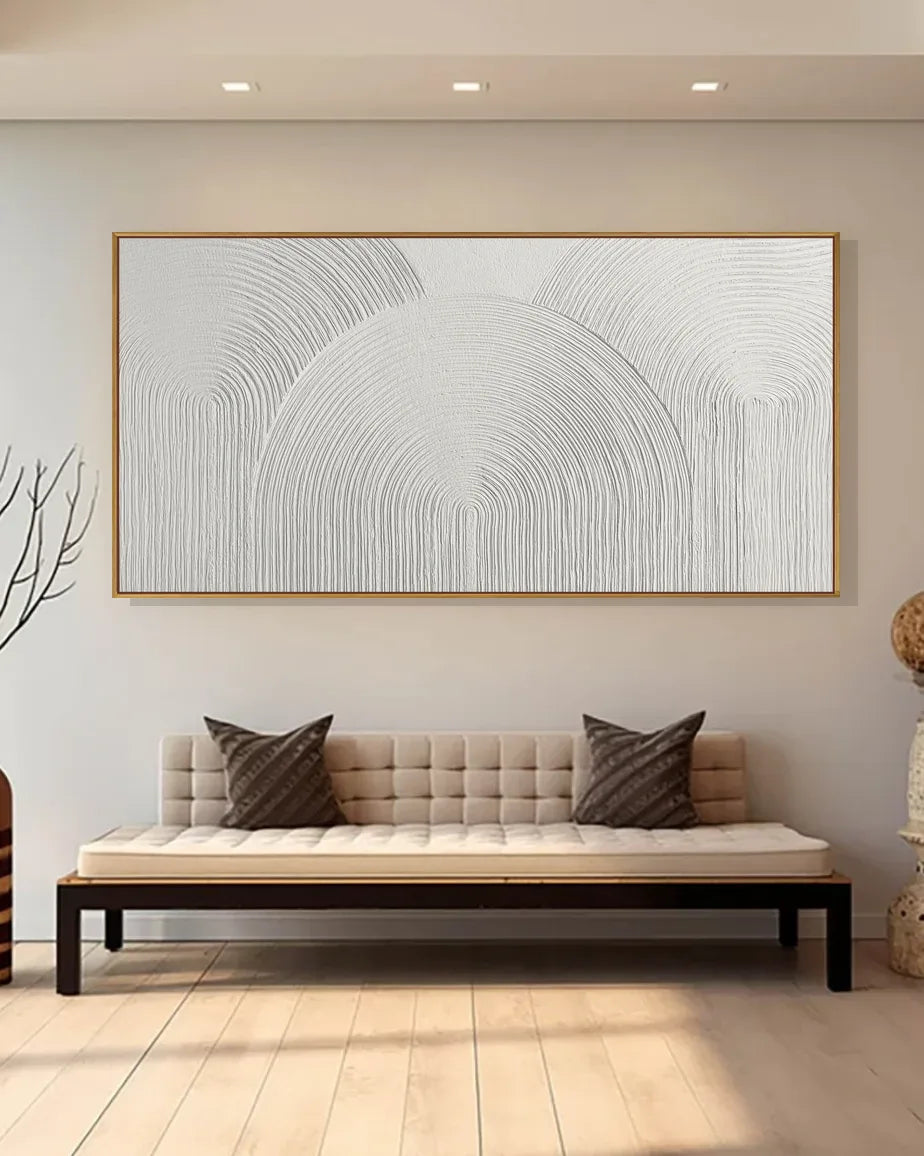 Wide Modern Wabi Sabi Canvas Art No.195