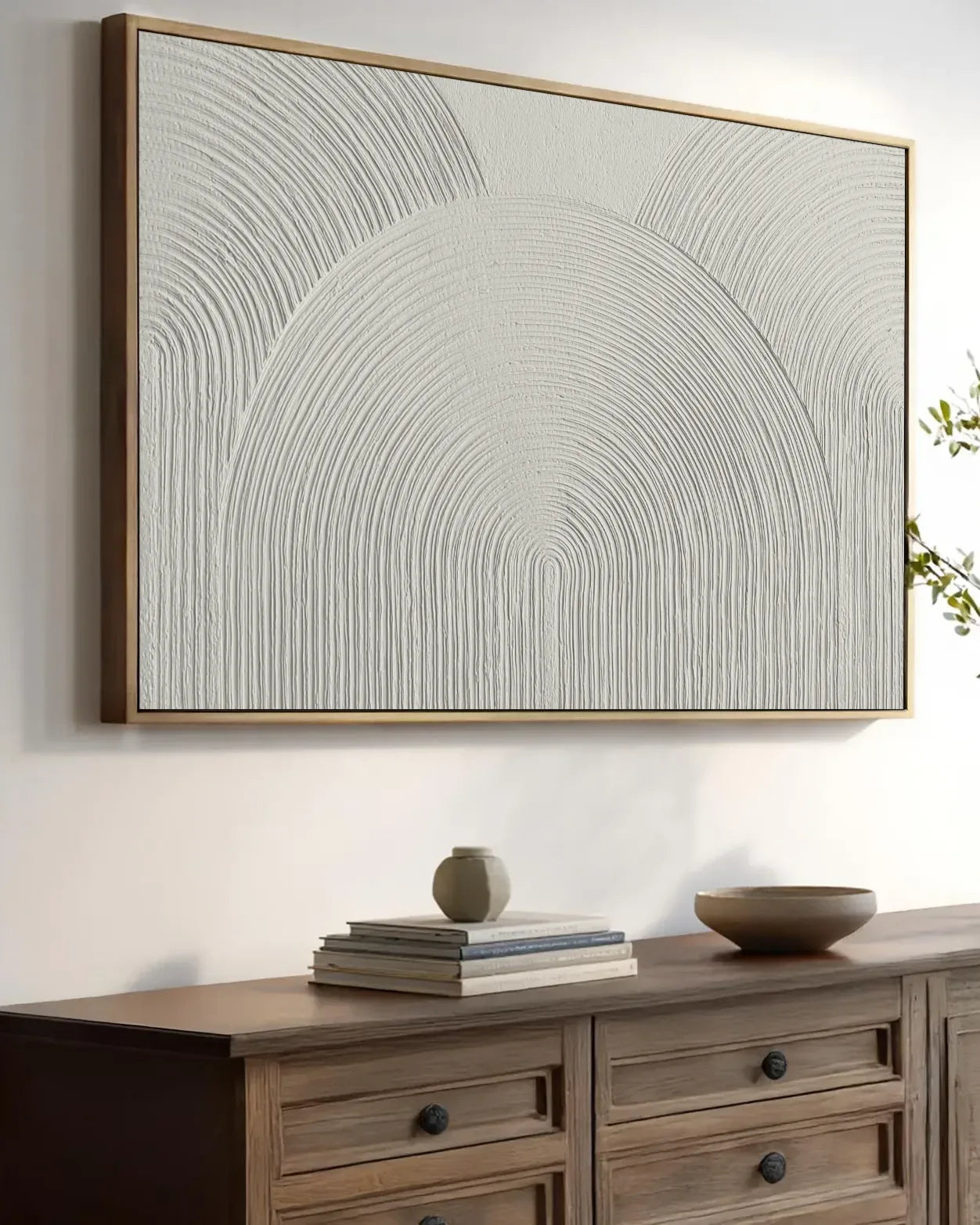 Wide Modern Wabi Sabi Canvas Art No.195
