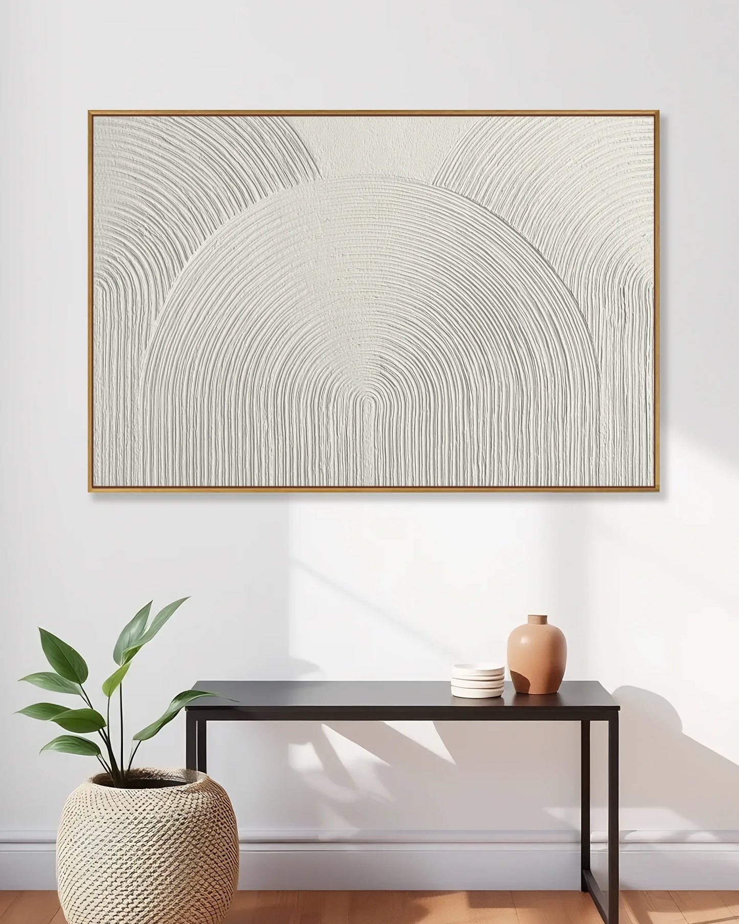 Wide Modern Wabi Sabi Canvas Art No.195