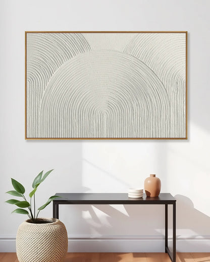 Wide Modern Wabi Sabi Canvas Art No.195