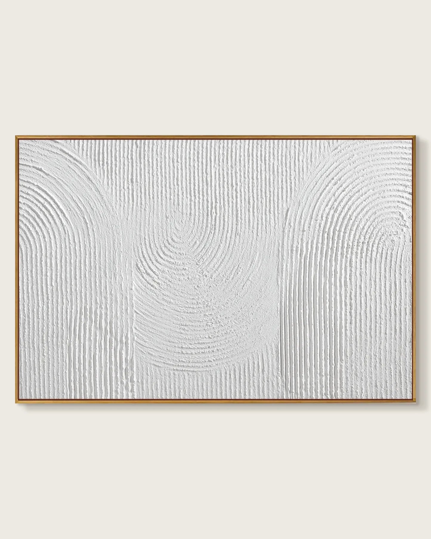 Wide Modern Wabi Sabi Canvas Painting No.197