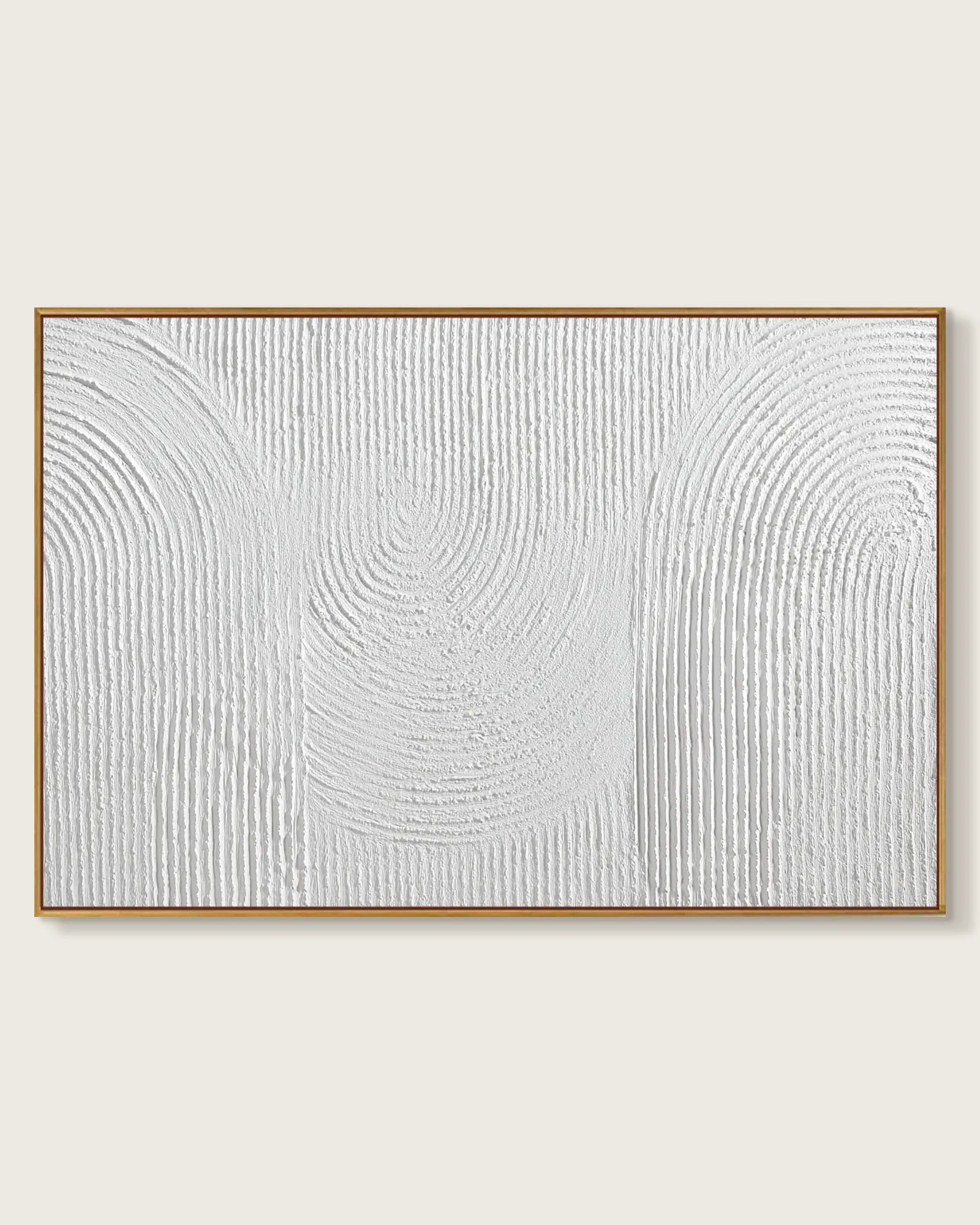 Wide Modern Wabi Sabi Canvas Painting No.197