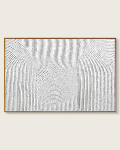 Wide Modern Wabi Sabi Canvas Painting No.197