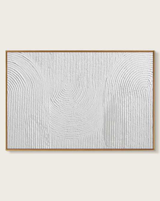 Wide Modern Wabi Sabi Canvas Painting No.197