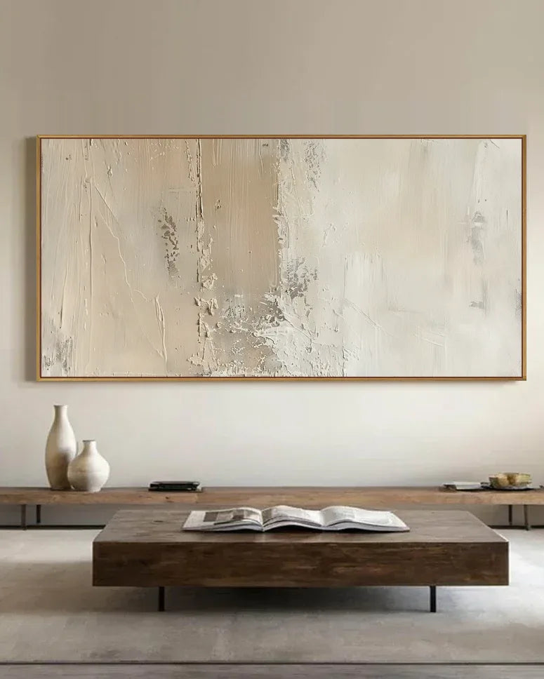 Wide Modern Wabi Sabi Wall Art No.193