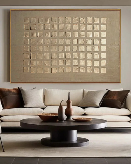 Wide Natural Tone Wabi Sabi Wall Decor No.201