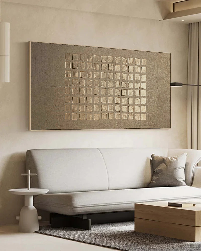 Wide Natural Tone Wabi Sabi Wall Decor No.201