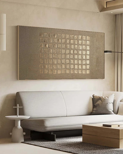 Wide Natural Tone Wabi Sabi Wall Decor No.201