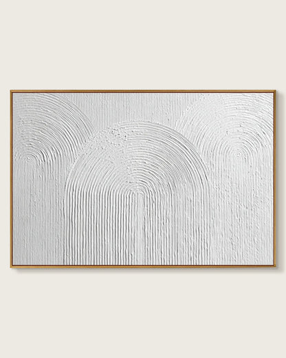 Wide Neutral Wabi Sabi Wall Decor No.191