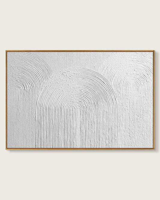 Wide Neutral Wabi Sabi Wall Decor No.191