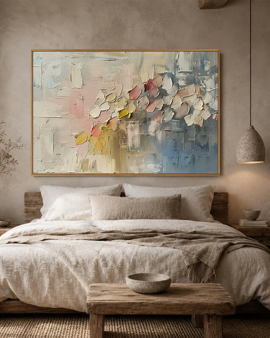 Wide Wabi Sabi Canvas Painting No.182