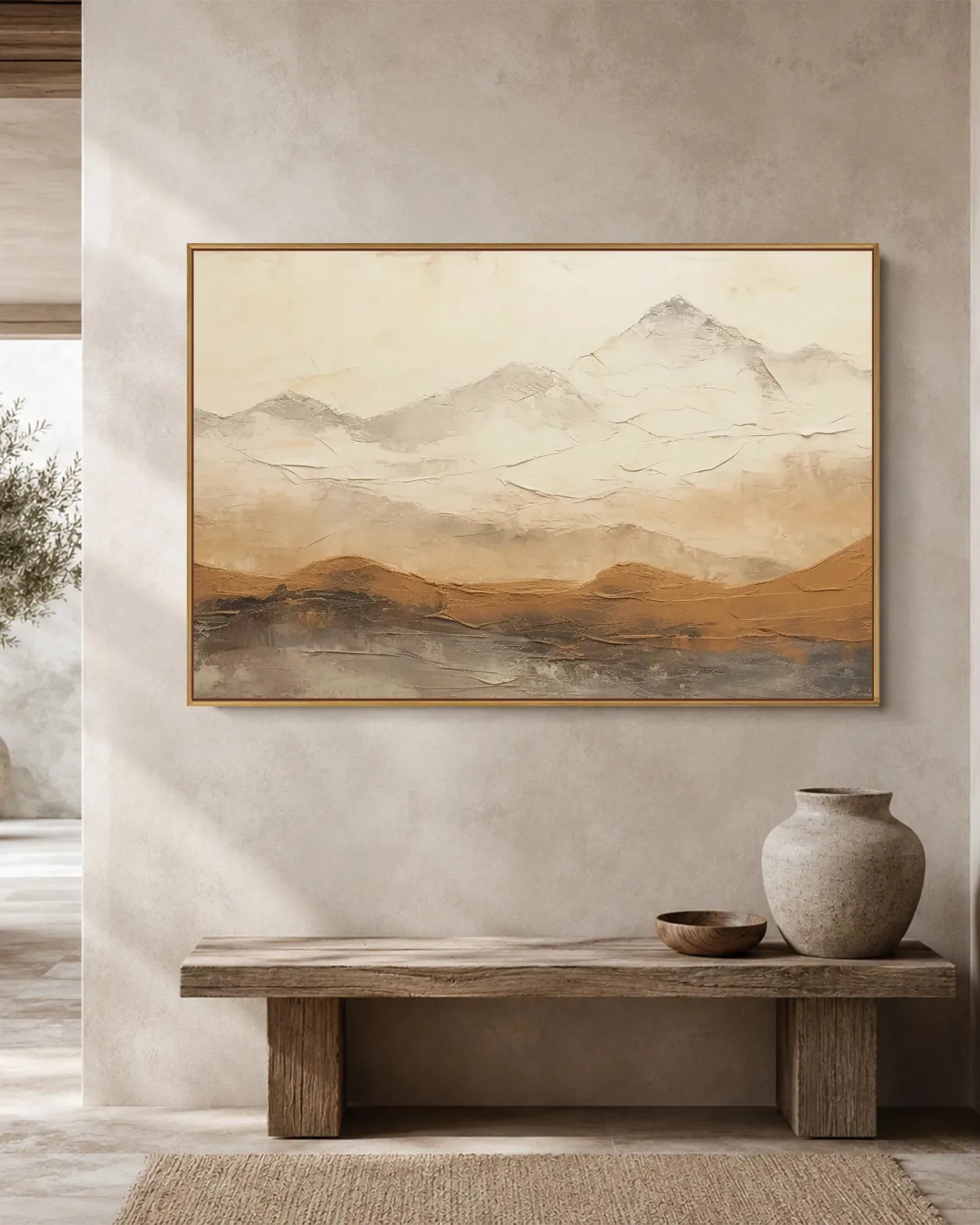 Wide Wabi Sabi Wall Art No.178